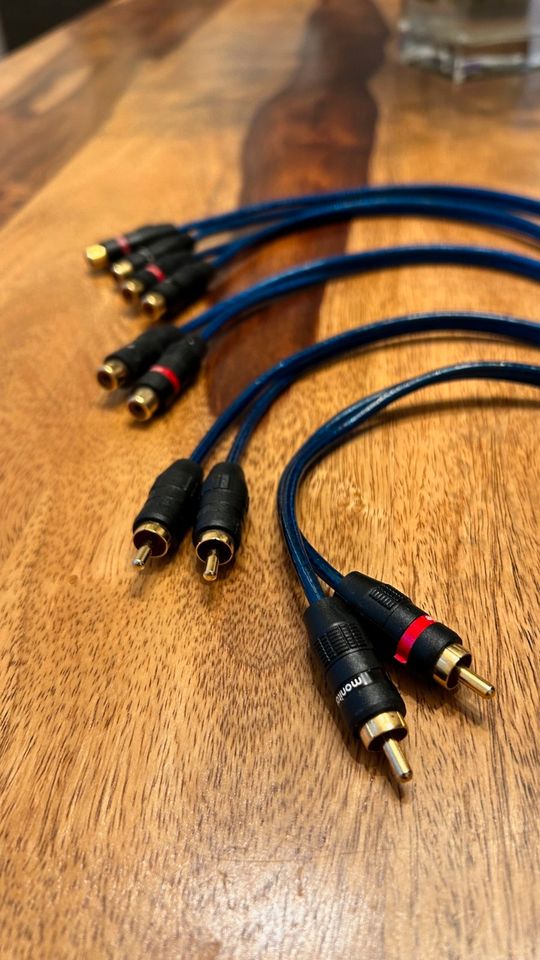 Monitor Audio Cable RCA Cinch Y Adapter Splitter Subwoofer Kabel in Frankfurt am Main