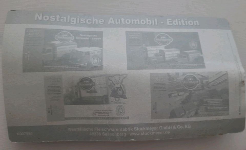 Nostalgische Automobil Edition Nr.4 Stockmeyer Originalverpackt in Radebeul