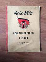 DDR Broschüre der II. Parteikonferenz der SED Sachsen - Radeberg Vorschau