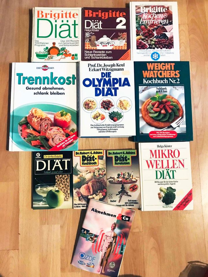 Diät Kochbuch Brigitte,Weight Watchers,Olympia,Atkins,Trennkost in Nürnberg (Mittelfr)