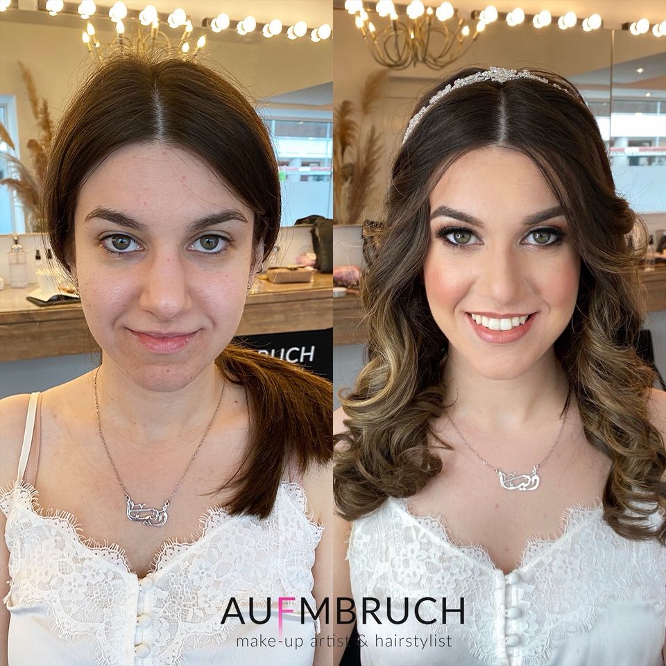 Mobiles Brautstyling Brautfrisur Braut Make-up Brautfriseur in Neuss