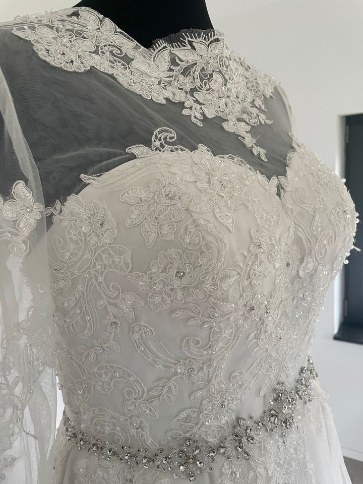 Neu!!! Brautkleid Hochzeitskleid Kleid Standesamt Gr.38/40 weiß in Hamburg