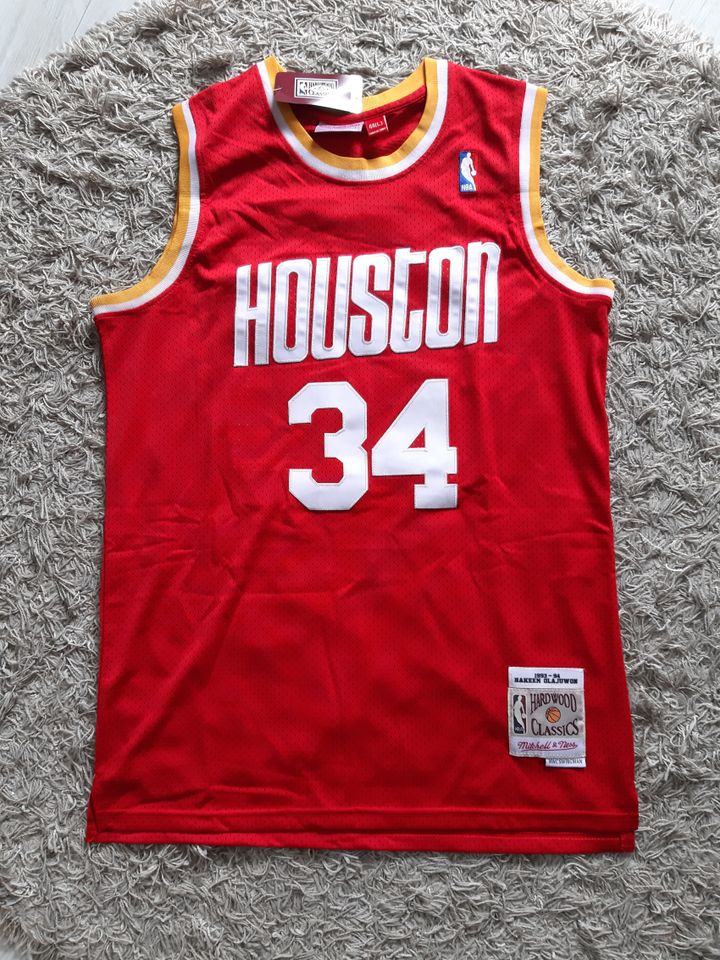 Hakeem Olajuwon Houston Rockets Trikot Rot in Köln