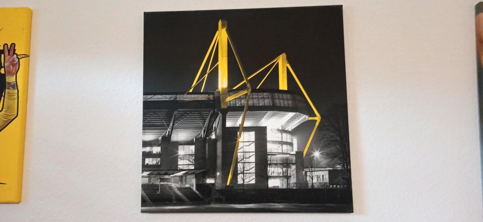 4x Borussia Dortmund BVB Kunstdruck Leinwand 50x50 in Ganderkesee