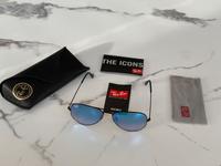 Ray-Ban Aviator Sonnenbrille - Blue/Black- inkl. Leder-Etui [NEU] Nordrhein-Westfalen - Everswinkel Vorschau