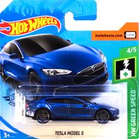 ★ Tesla Model S ★ in BLAU! - HW Green Speed Hot Wheels 2019 ★ Altona - Hamburg Blankenese Vorschau