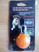 Hunde KatzeTOP LED Leuchtanhänger für Halsband/Geschirr in orange Thüringen - Ilmenau Vorschau