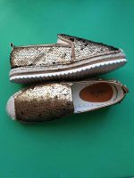 Espadrilles gold/schwarz Pailletten Hannover - Kirchrode-Bemerode-Wülferode Vorschau