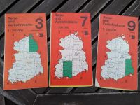 3x original "Reise- und Verkehrskarte" der DDR (Blatt 3, 7 & 9) Brandenburg - Stahnsdorf Vorschau