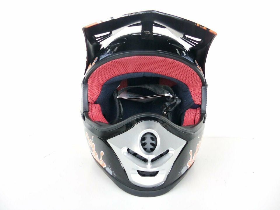 Kinder Moto Cross Helm Motorradhelm Off Road Helm KXD Fun Orange in Greven