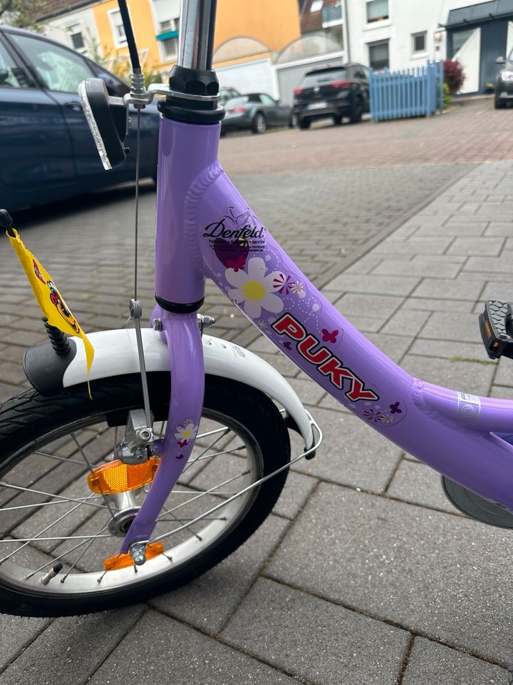 Schönes Puky Fahrrad lila 16 Zoll / TOP in Nidderau