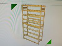 2  Weinregale aus Kiefernholz für insgesamt 91 Flaschen Nordrhein-Westfalen - Datteln Vorschau