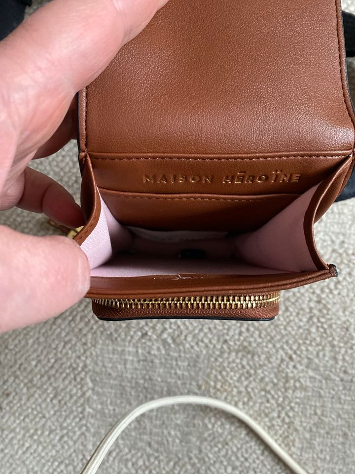 Maison Heroine Phonebag Kaia in Cognac wie neu in Hamburg