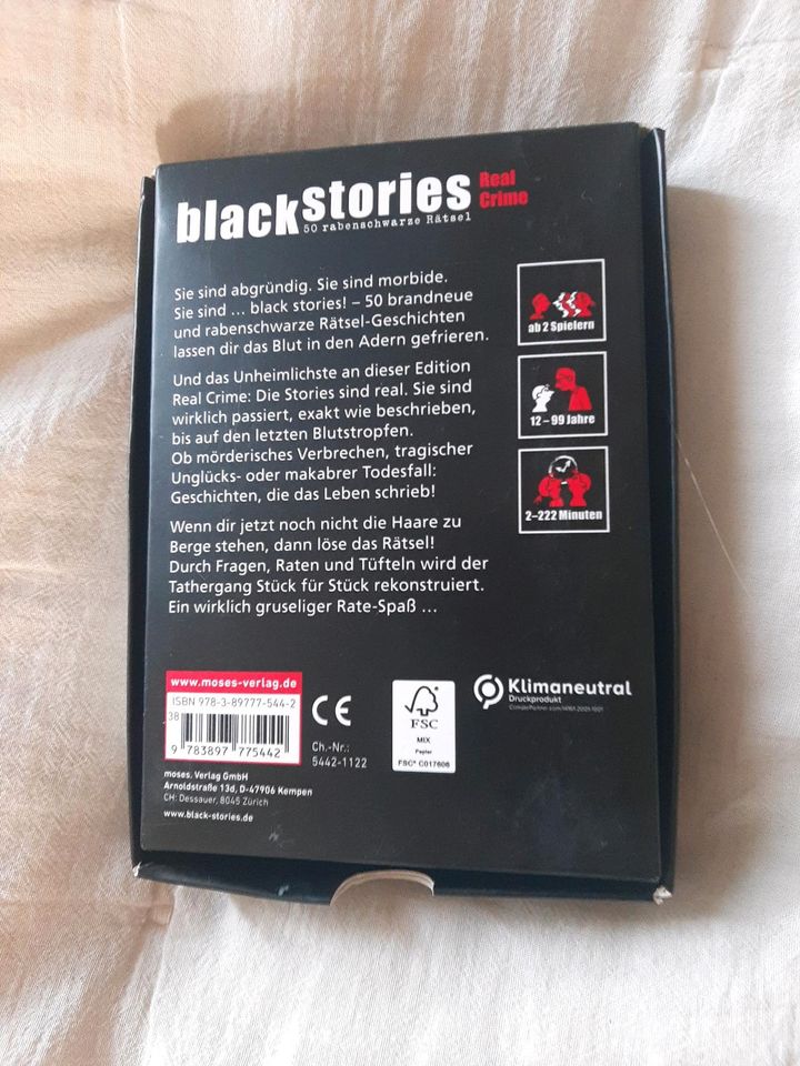 Spiel Real Crime/ Black Stories in Rinteln