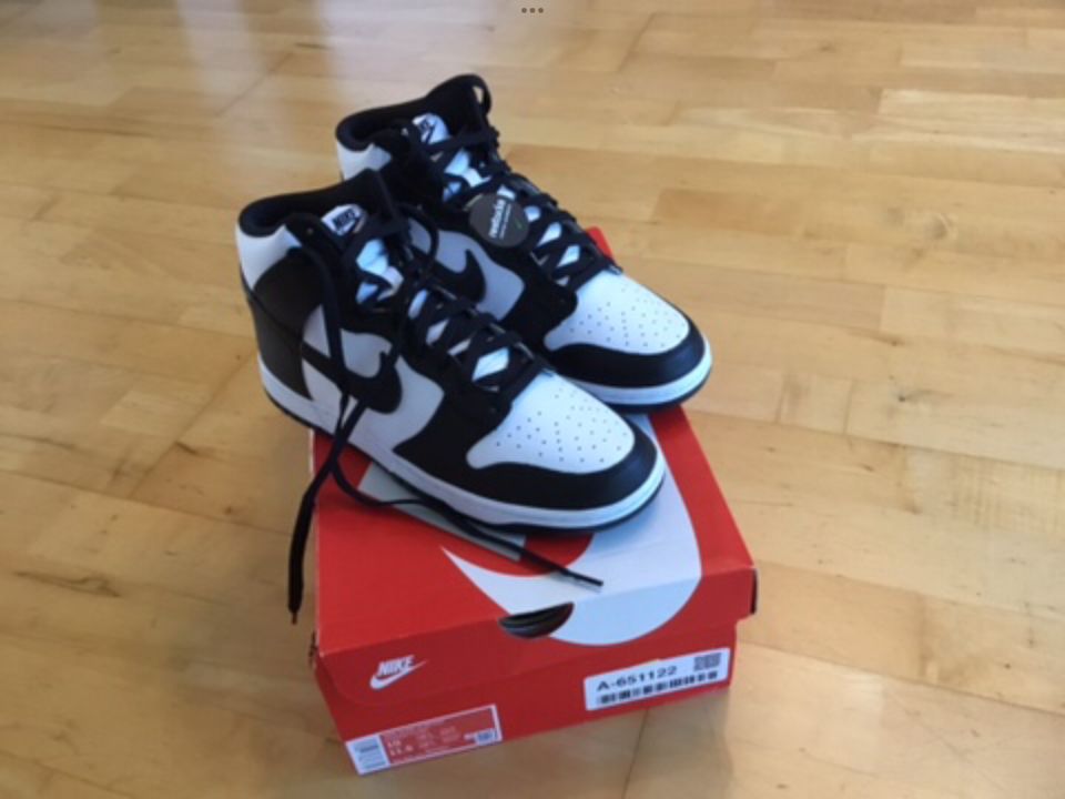 Nike Dunk High Retro Black White Herren Gr. 44, NEU ! in Weeze