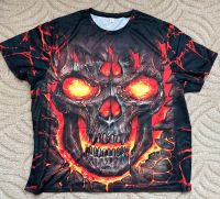 T- Shirt - Herren - schwarz rot - Totenkopf - 5XL - NEU - (164) Hessen - Reichelsheim (Wetterau) Vorschau