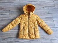 Mädchen Winterjacke Gr 134 140 senf Steppjacke mit Kapuze Jacke Hessen - Ortenberg Vorschau