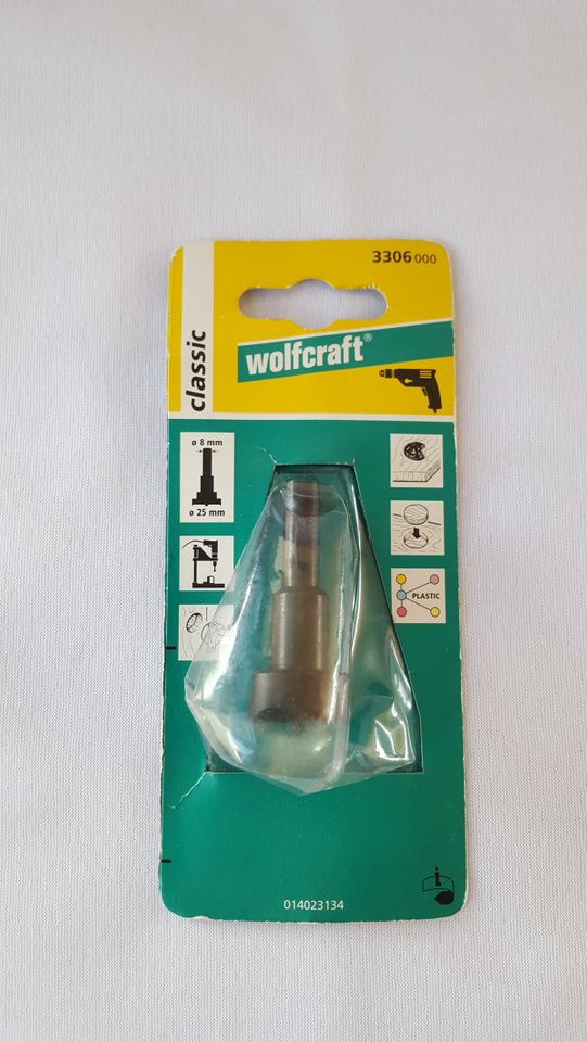 Wolfcraft Zylinderbohrer Forstnerbohrer 53mm d = 25mm in Aschaffenburg