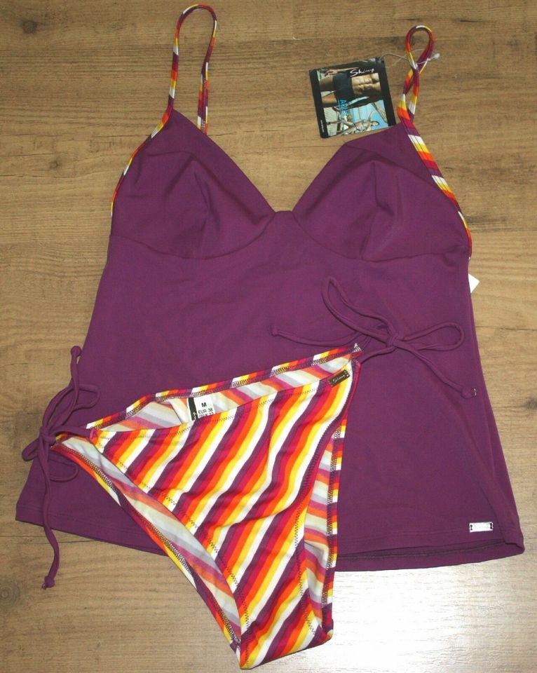 Toller lila / bunter Skiny Aqua Tankini Gr. (38) Cup B in Berlin