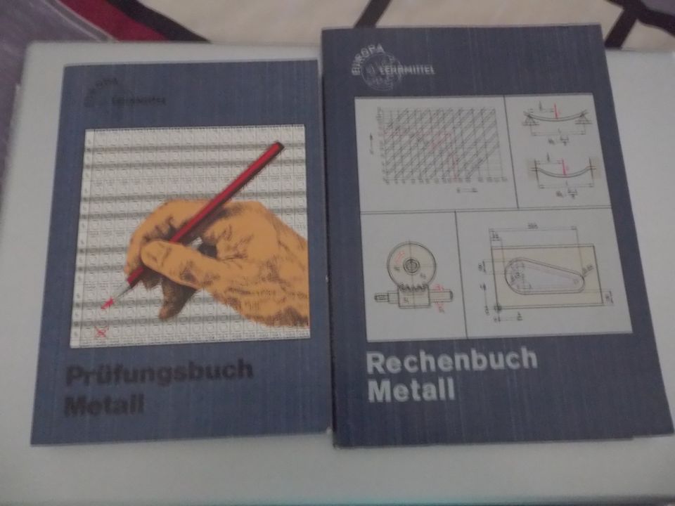 Fachbücher -Metall-Prüfungsbuch,Rechenbuch in Sulzbach-Rosenberg