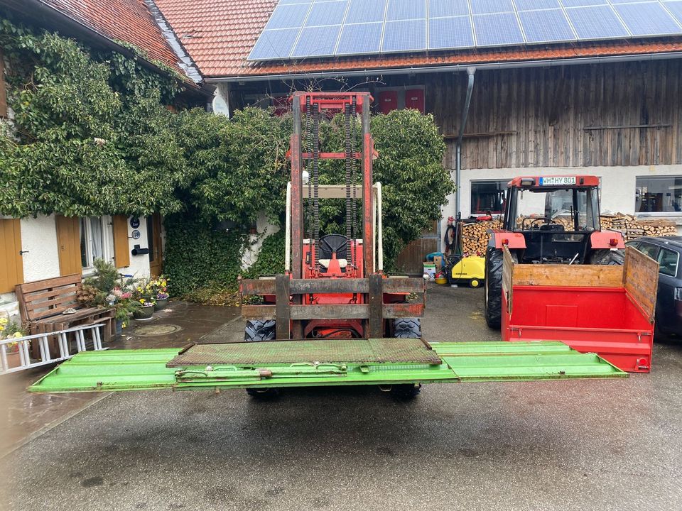 Für Kipper Krone 8 t Tandem Silieraufbau in Steingaden