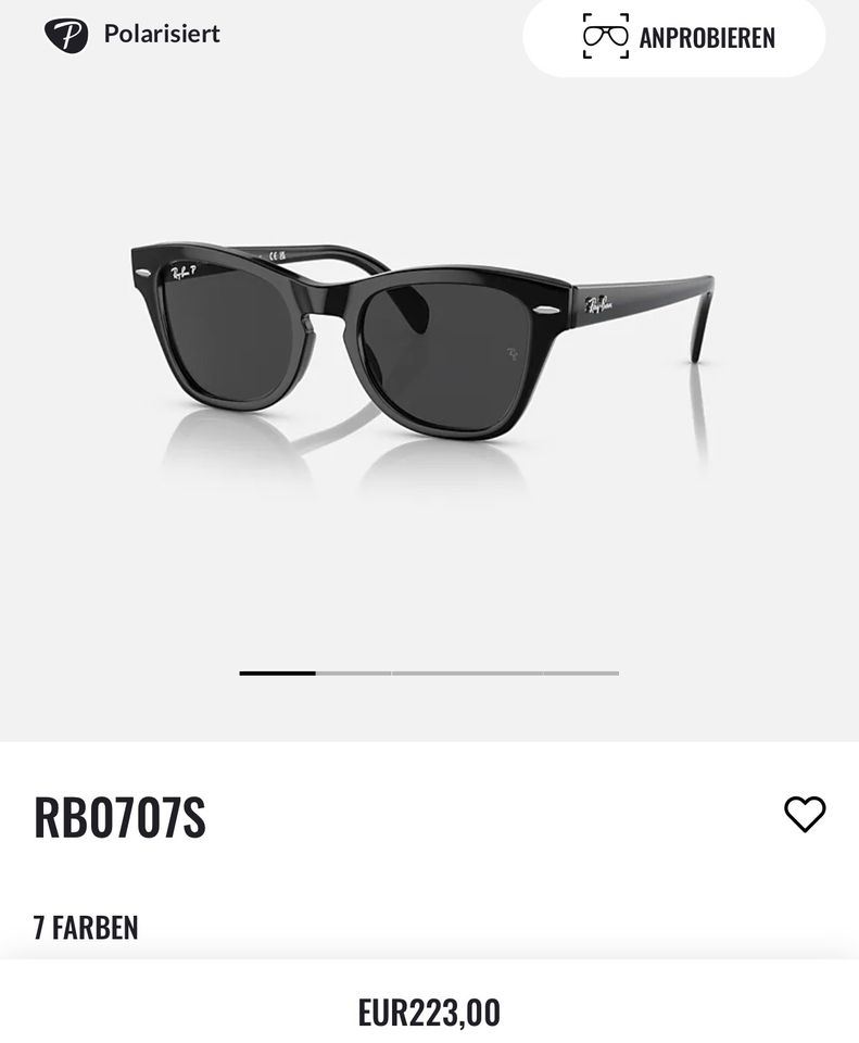 Ray Ban Sonnenbrille Polar Black polarisiert NEU! in Köln