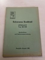 Zündapp Typ KS 600 Beschreibung und Bedienungsanweisung August 19 Baden-Württemberg - Bad Rappenau Vorschau