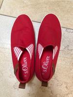 Roter Halbschuh Slipper, bequem und gut in Schuss Bayern - Deggendorf Vorschau