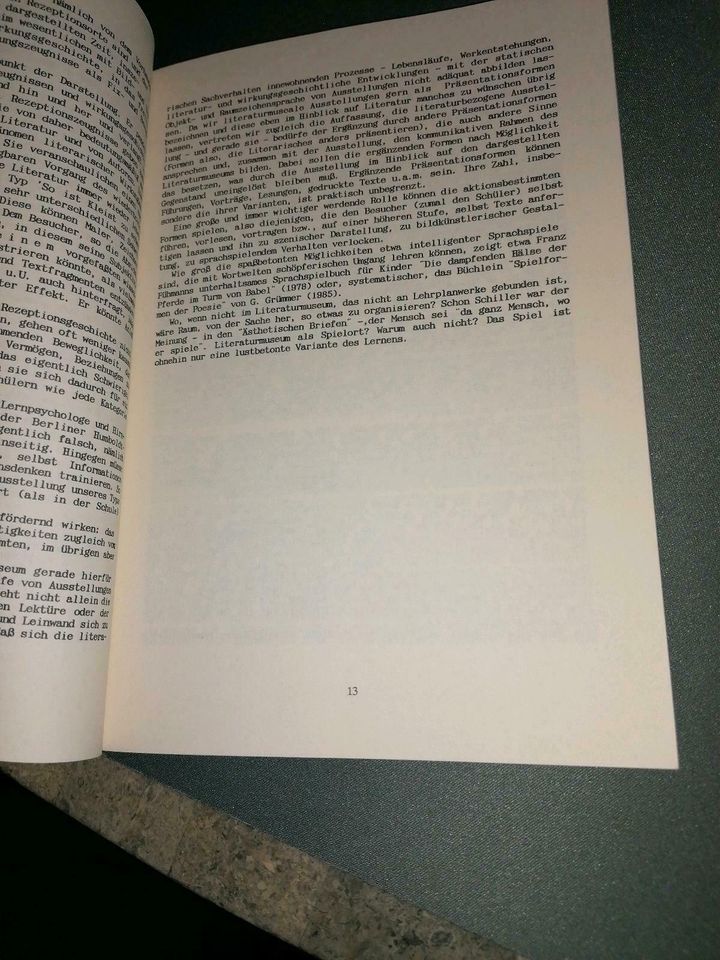 Deutsch Unterricht Heinrich von Kleist Beiträge Behandlung 1994 in Berlin