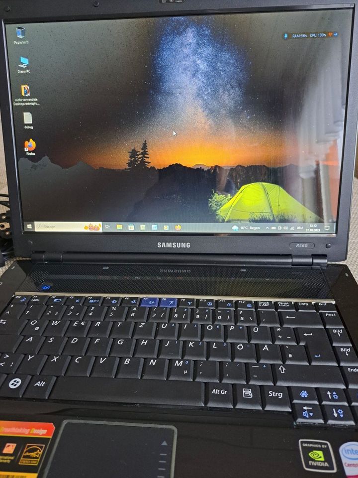 Notebook Samsung NP-R560 Aura P8400, Win 10Pro, 240GB SSD, in Halle