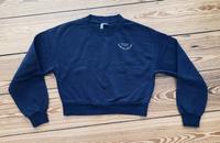 H&M Basic kurzes Sweatshirt in Dunkelblau / Größe S Pankow - Prenzlauer Berg Vorschau