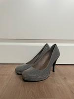 Absatzschuhe Silber Gr. 40 Schleswig-Holstein - Mohrkirch Vorschau