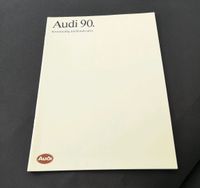 Auto Prospekt Audi 90 B3 7/1988 Dortmund - Körne Vorschau