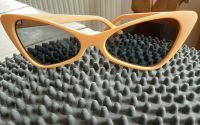 Le Specs, modische Sonnenbrille, dunkelgelbes Kunststoffgestell Sachsen - Niederwiesa Vorschau