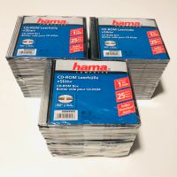 Hama CD-Rom 75 x Leerhülle Slim Schwarz für 1 CD-Rom Nordrhein-Westfalen - Stolberg (Rhld) Vorschau