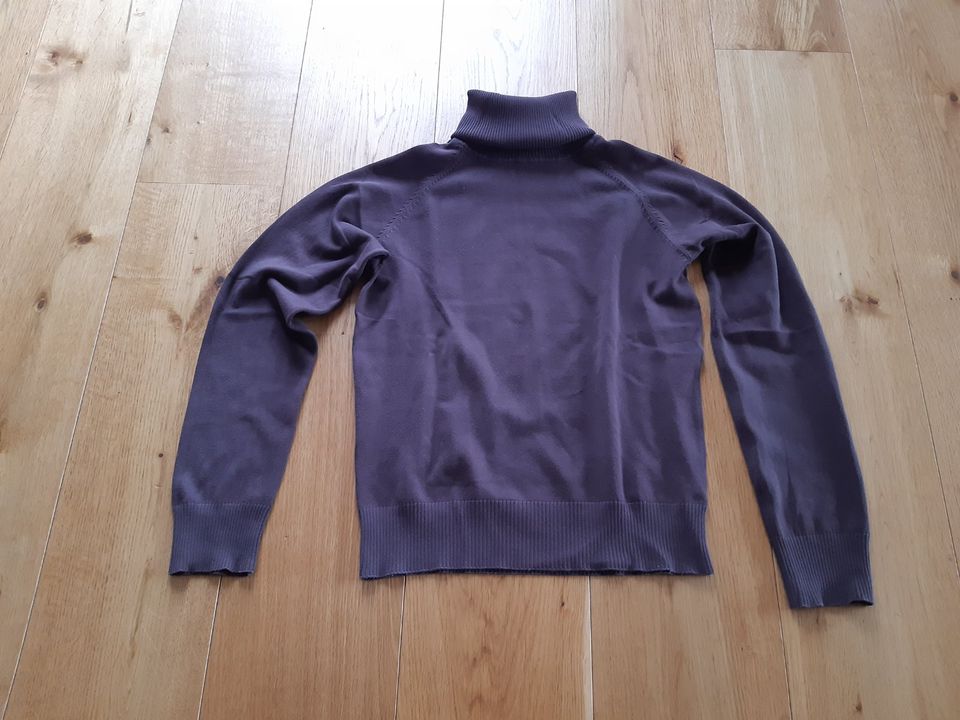 Pulli Pullover Wollkragen Gr. L Only braun Shirt braun in Bonn