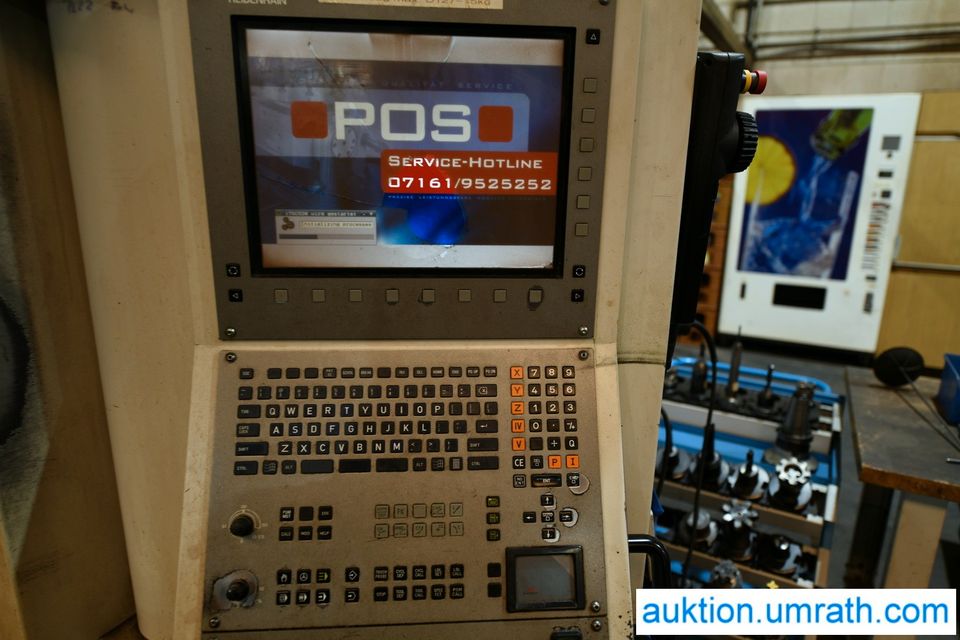 POS PosMill 2050 vertikales Fräs- Bearbeitungszentrum CNC- BAZ mit Heidenhain iTNC 530 und IKZ Fräsmaschine SK 50 in Neresheim