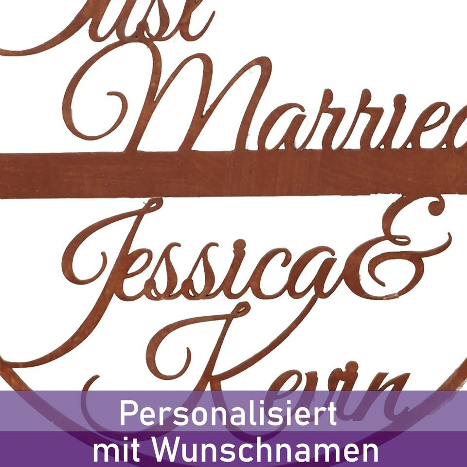 Personalisierbarer Schriftzug 30cm - Hochzeitsgeschenk Geschenk in Heiden
