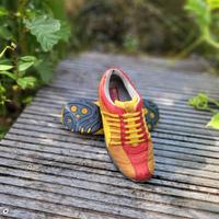 Gelb rote Mustang Sneaker Gr. 36 ohne Schnürung Nordrhein-Westfalen - Gütersloh Vorschau
