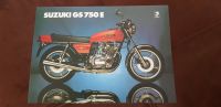 Suzuki GS750E Prospekt original 1977 top Zustand Deutsch GS 750 E Nordrhein-Westfalen - Schloß Holte-Stukenbrock Vorschau