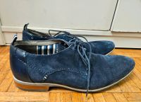 Belmondo Leder Schuhe Gr. 42 blau Wandsbek - Hamburg Jenfeld Vorschau