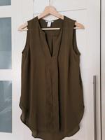 H&M Top Tunika Bluse Shirt Gr. 36/38 khaki Hessen - Hofgeismar Vorschau