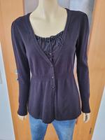 Strickpullover Pulli Shirt Weste Langarm schwarz Zero Größe 38 Baden-Württemberg - Metzingen Vorschau