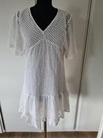 Neues weißes Sommerkleid Strandkleid Mango S 36 creme Boho Ibiza Bayern - Mering Vorschau