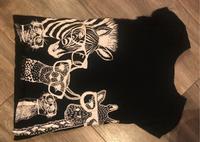 Damen Shirt, Kurzarm mit Giraffen Aufdruck, Größe 32/34 Niedersachsen - Cuxhaven Vorschau