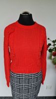 Esprit kurzer Pullover Sweatshirt 38 M rot-orange Ripp und Zopf Bayern - Burgau Vorschau