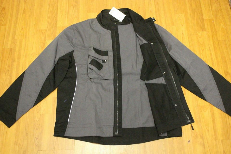 Neue Arbeitskleidung Arbeitsjacke Jacke Pionier Grau M - 4XL in Mörfelden-Walldorf