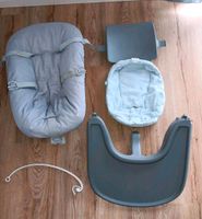 Stokke New Born babyschale + Sitz + Polster in grau Rheinland-Pfalz - Simmern Vorschau