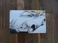 Blechschild VW Käfer Cabriolet - sehr selten Bayern - Traunstein Vorschau