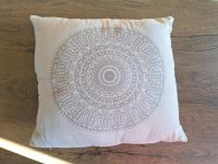 Mandala Polster kissen mit Füllung 100% Baumwolle 45x45 beige Bayern - Breitenberg Vorschau